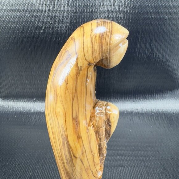 Vintage Hand Carved Wood Madonna Virgin Mary Figurine Folk Art Hand Made Figure - Picture 10 of 13